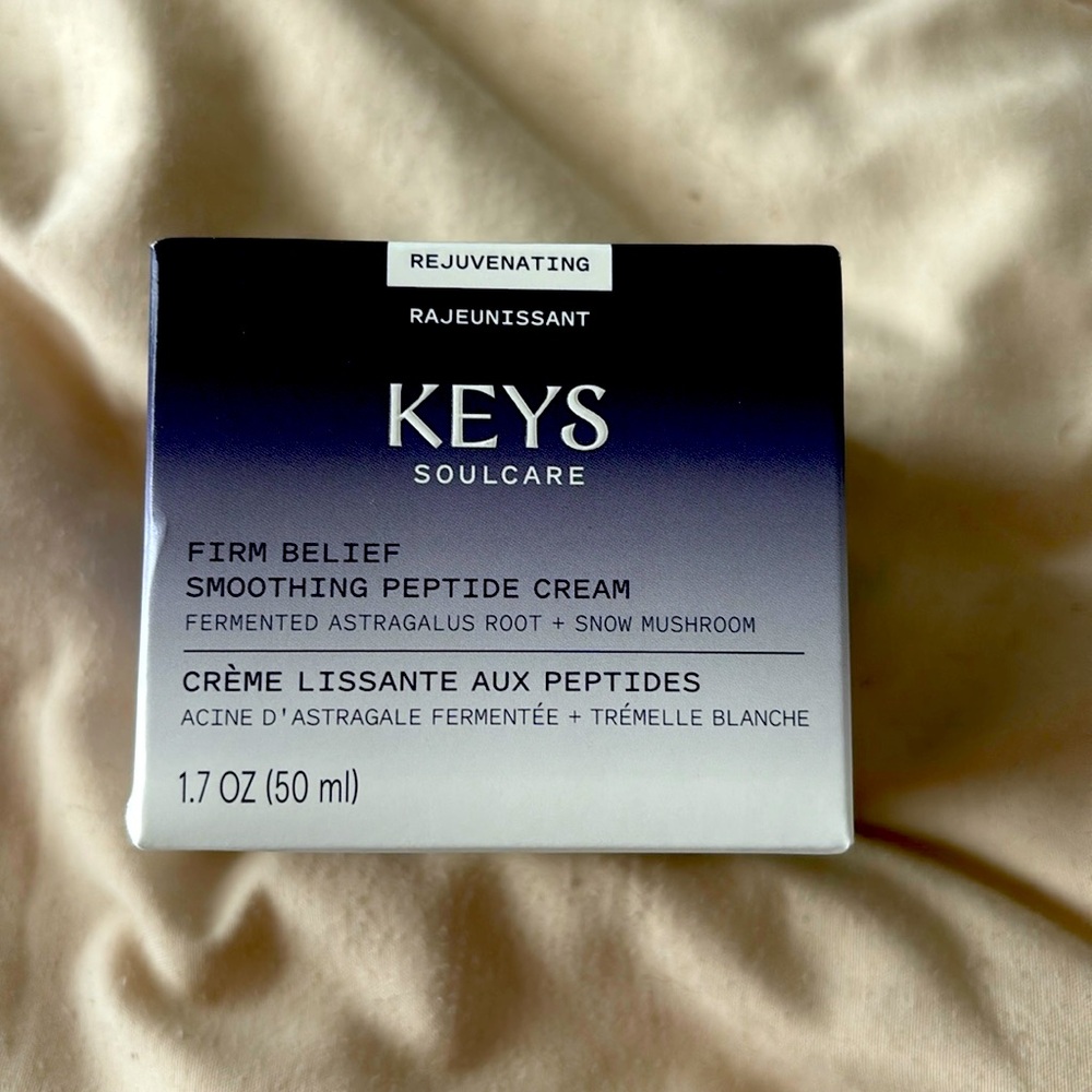 Keys soulcare firm belief smoothing peptide cream